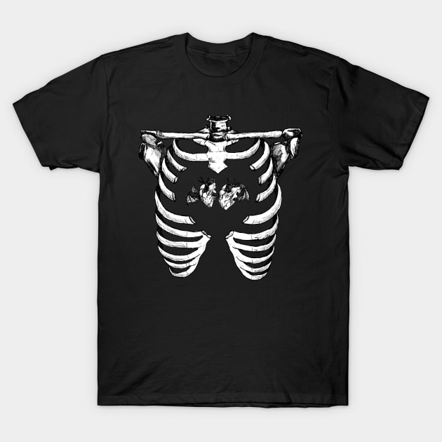 Beating Hearts T-Shirt by Bloody Savage